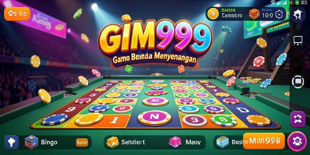Tampilan menarik dari gameplay Bingo GIM999 yang seru.