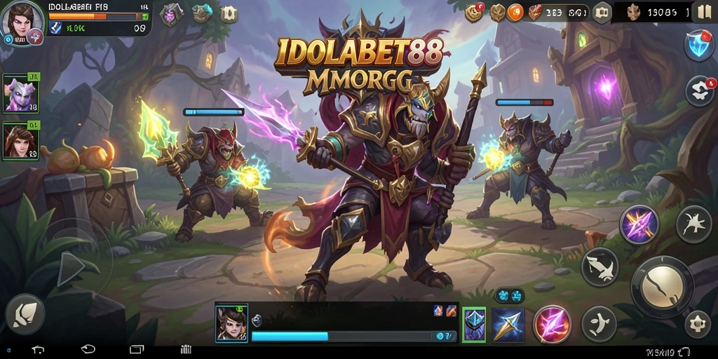 Tampilan gameplay menakjubkan dalam IDOLABET88, penuh aksi dan strategi.
