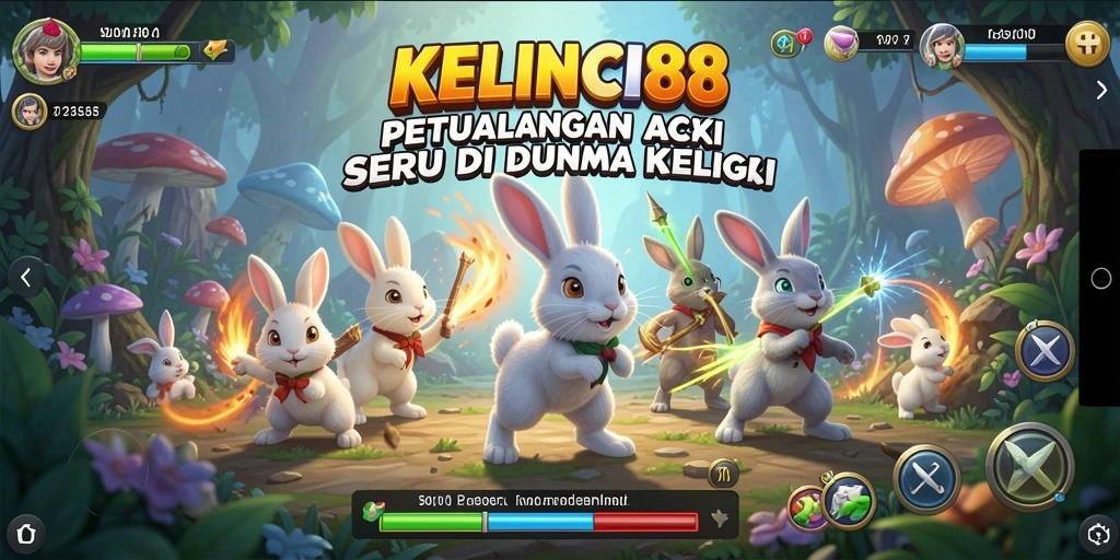 Tampilkan gameplay seru dari KELINCI88 yang penuh aksi.