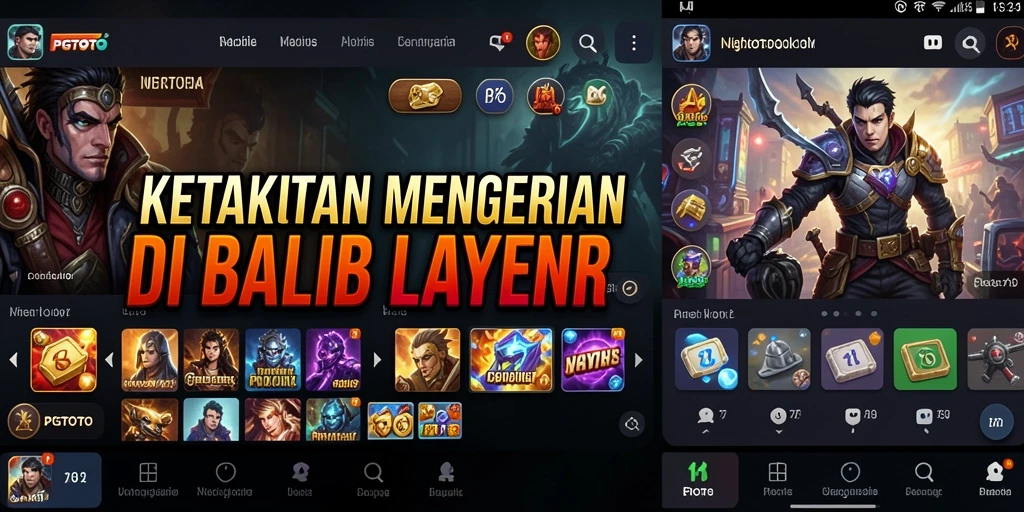Screenshot gameplay menyeramkan dari PGTOTO dengan suasana horor yang mencekam.