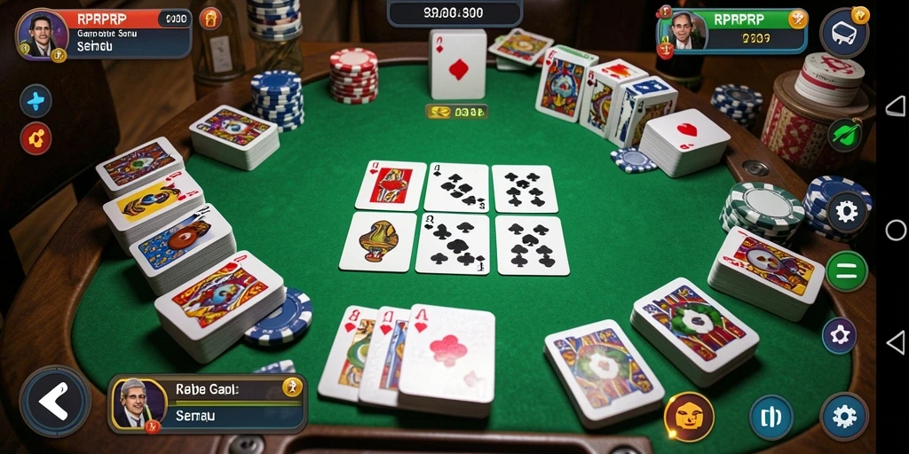 Tampilan gameplay Gaple yang menarik di RPRPRP.