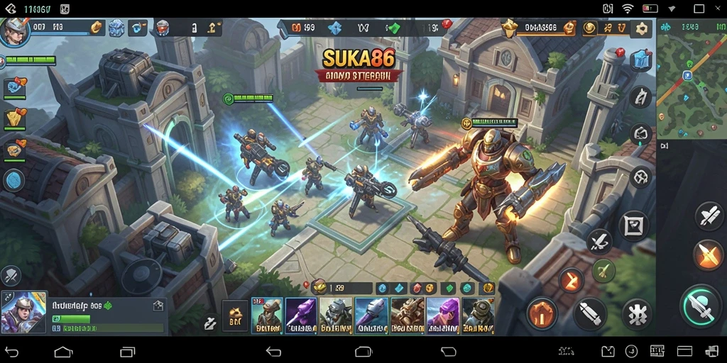 Tampilan gameplay menarik dari game SLG SUKA86.